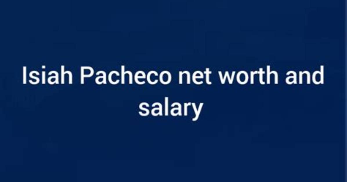 Unveiling Isiah Pacheco's Salary: What Does the Future Hold?