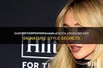 Unveiling Sabrina Carpenter's Hair Secrets and Style Evolution