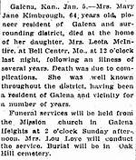 Unveiling the Legacy of Mary Jane Kimbrough: a Pioneer in Nursing