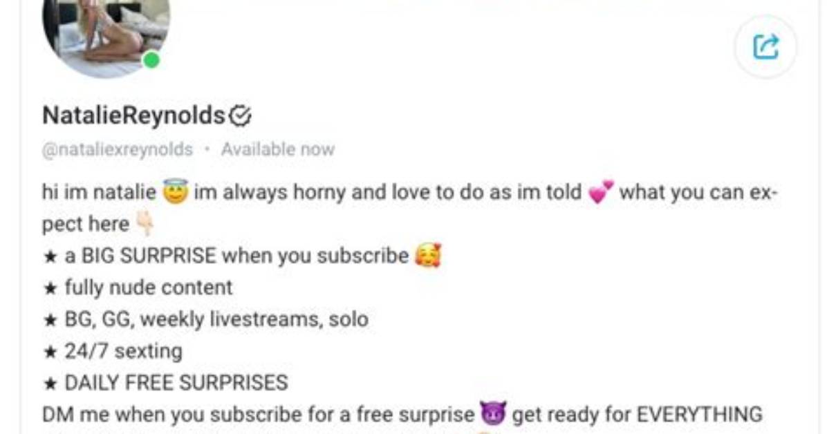 Unveiling the Secrets of Natalie Reynolds' Onlyfans: a Journey of Discovery