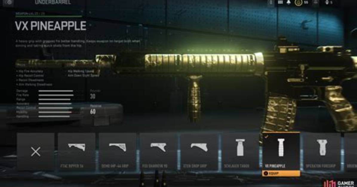 Vx Pineapple | Underbarrel in Warzone, Mw3 and Mw2