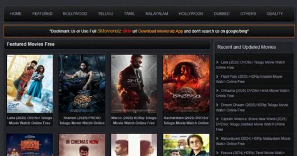 Watch Latest Movies Online Free - Movierulz Today's's Hits