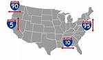 What Interstate Goes Through the Most States?