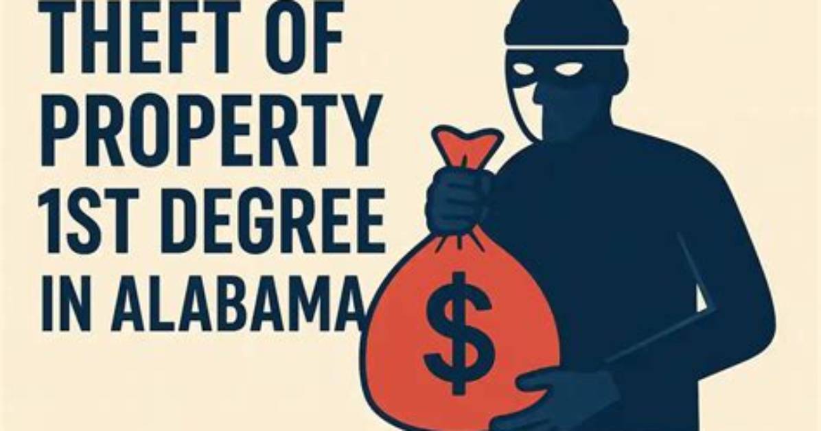 What Is Theft of Property 1St Degree Alabama? |