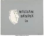 William Bendix | Bloglab