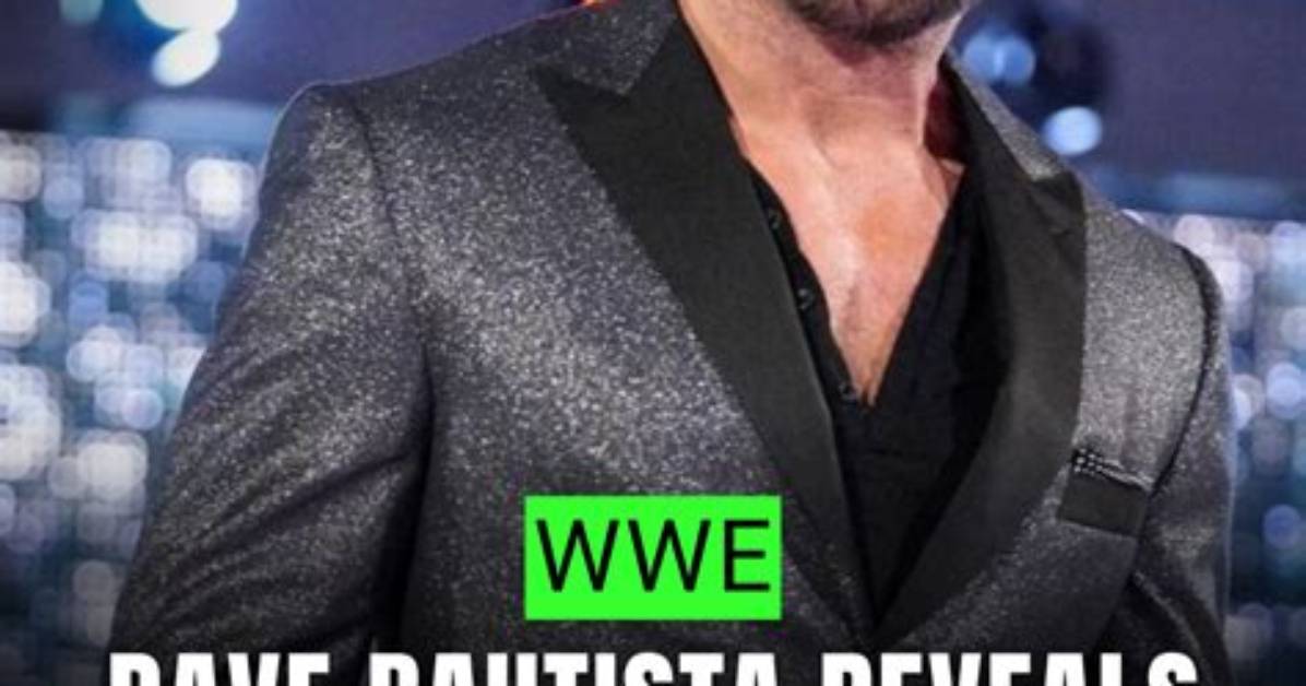 Wwe Star Dave Bautista Reveals Shocking Reason Why He Got His Manny Pacquiao Tattoo Covered Up