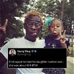Young Thug Tells His Daughter to Get off Instagram Live |