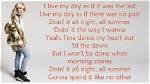 Zara Larsson Lush Life Lyrics